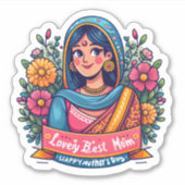 Moederomhelzing - een speciale moederdag sticker (Voorkant)
