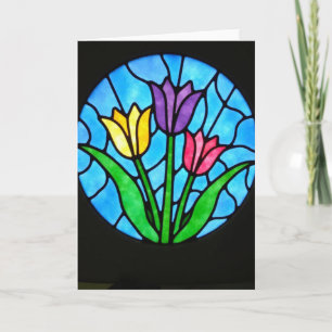 Moederomhelzingskaart met bloemen kaart