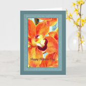 Moederorchidee Kaart (Gele Bloem)