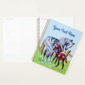  Moederpaard met Baby in Grass Blue Sky Planner (Display)