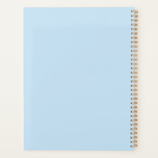  Moederpaard met Baby in Grass Blue Sky Planner (Achterkant)