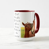 Moederpaarden en -dieren houden van moedercitaat mok (Voorkant rechts)