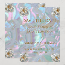 Moederparel Elegante Trouw Save the Date