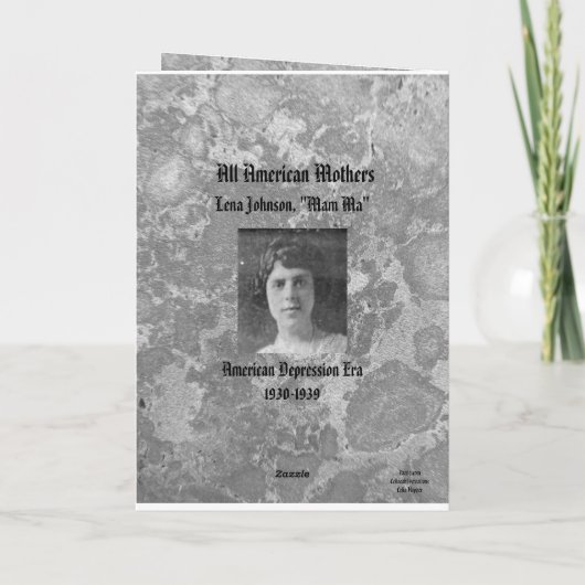 Moeders 5 door 7 kaarten (Achterkant)