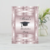 Moeders Afstudeerfeest Formele Uitnodiging (Staand voorkant)