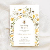 Moeders Beste Baby Shower Boho Wilde Bloemen Kaart