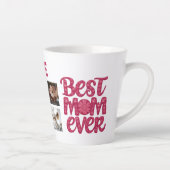 Moeders beste moeder ooit fotocollage latte mok (Rechts)