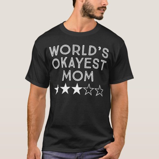 Moeders Beste Moederdag drie Ster Geschenk retro T-shirt (Voorkant)