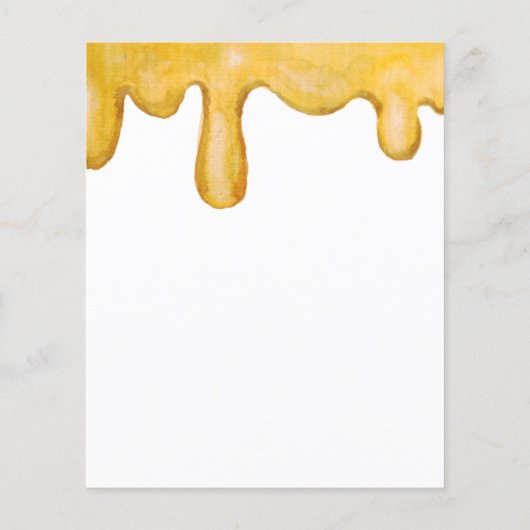 Moeders Bijen Waterverf Zonnebloem Honing (Achterkant)