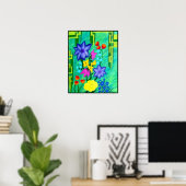 Moeders Bloemen Poster (Thuiskantoor)