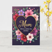 Moeders Bloemstuk van Liefde Kaart (Gele Bloem)