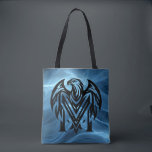 Moeders Bold Eagle op Blue Smoke Large Shoulder Ta Tote Bag<br><div class="desc">Moeders Bold Eagle op Blue Smoke Large Shoulder Tas</div>