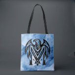 Moeders Bold Eagle op Blue Smoke Large Shoulder Ta Tote Bag<br><div class="desc">Moeders Bold Eagle op Blue Smoke Large Shoulder Tas</div>