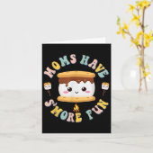 Moeders Camping Kawaii Smores Moeders hebben Smore Kaart (Gele Bloem)