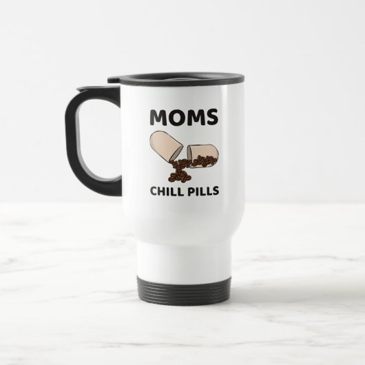 Moeders Chill Pillen Coffee Bean Capsule Reisbeker (Links)