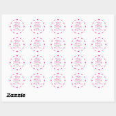 Moeders Citaat Ronde Sticker (Vel)