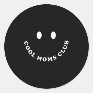 Moeders Club Mama Mama Moeder Bruh Ronde Sticker