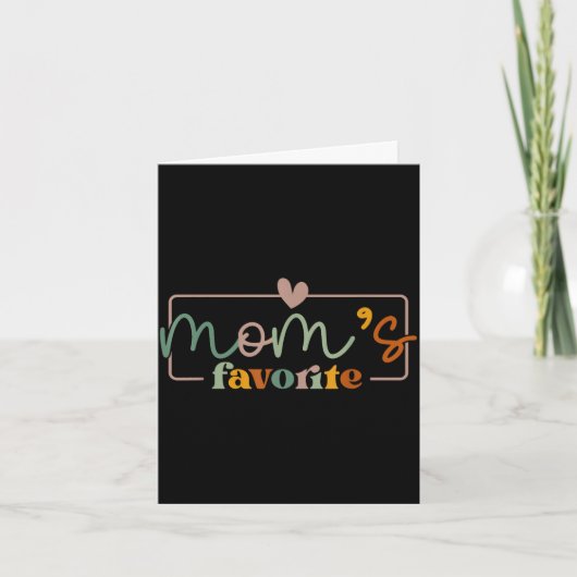 Moeders dag grapje van mama kaart (Voorkant)