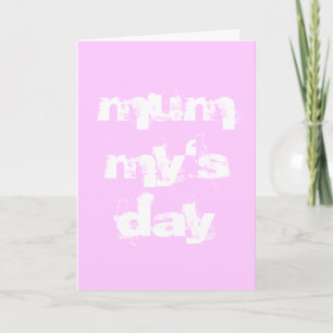 Moeders dag - moedersdag kaart