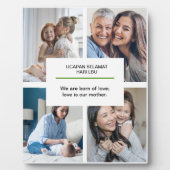 Moeders die baby's vasthouden Moederdag Quotes Pla Fotoplaat (Voorkant)