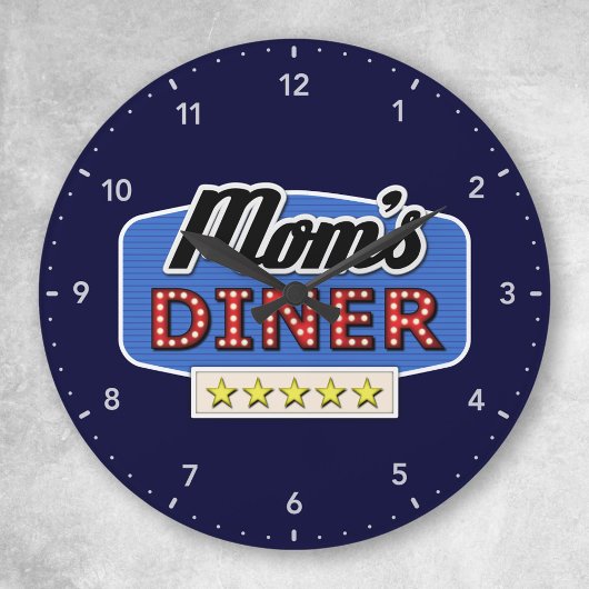 Moeders Diner Bord Grote Klok