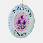 Moeders Diner Keramisch Ornament (Rechts)