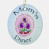 Moeders Diner Keramisch Ornament (Links)