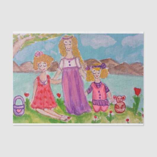 moeders en dochters tissuepapier (Voorkant)