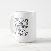 Moeders en Evolution Coffee-Mok Koffiemok (Voorkant links)