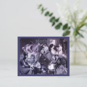 moeders en kinderen Collage Briefkaart (Staand voorkant)