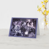  moeders en kinderen Collage Kaart (Gele Bloem)