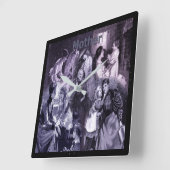  moeders en kinderen Collage Moederdag Vierkante Klok (Hoek)