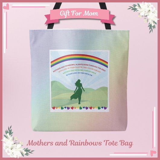 Moeders en Regenbogen Moederdag Boodschappentas Tote Bag