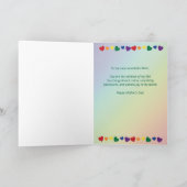 Moeders en Regenbogen Moederdag Wenskaart Kaart (Binnen)