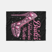 Moeder's Fabulous Bride Happy Wedding Dag Fleece Deken (Voorkant (Horizontaal))