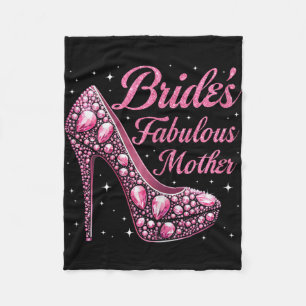 Moeder's Fabulous Bride Happy Wedding Dag Fleece Deken