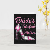 Moeders Fabulous Bruid Happy Wedding Getrouwd Dag  Kaart (Gele Bloem)