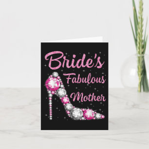 Moeders Fabulous Bruid Happy Wedding Getrouwd Dag Kaart