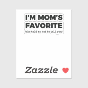 Moeders Favoriete Kind Grappig I_m Mom_s Favoriet Sticker