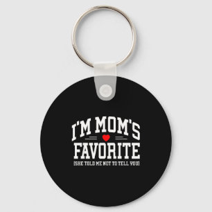 Moeders favoriete moeders favoriete zoon dochter m sleutelhanger