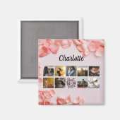 Moeder's foto collage script Beste mam ooit Magneet (Voorkant / Achterkant)