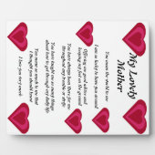 Moeder's gedicht fotoplaat (Voorkant)