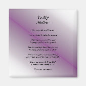 Moeder's gedicht magneet (Voorkant)