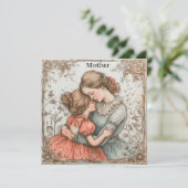 Moeders genegenheid: Endearing Notecards Feestdagenkaart (Staand voorkant)