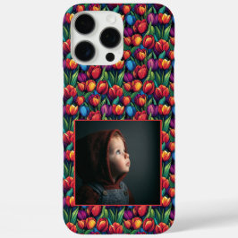Moeders geschenk Tulp op maat  iPhone 16 Pro Max Hoesje