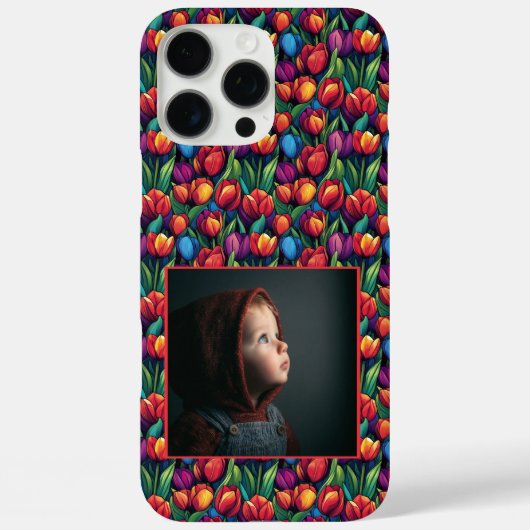 Moeders geschenk Tulp op maat  Case-Mate iPhone Case (Achterkant)