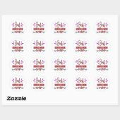 Moeder's Gift Beste Bonus Mama Ooit Ronde Sticker (Vel)
