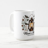 Moeders hart slaapt nooit koffiemok (Voorkant links)