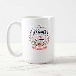 Moeders Hart & Thuis | Elegante Bloem Moederdag C Koffiemok