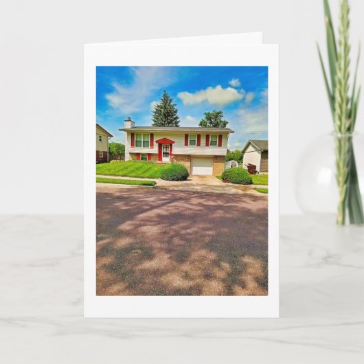 Moeders huis 41 jaar.  kaart (Voorkant)